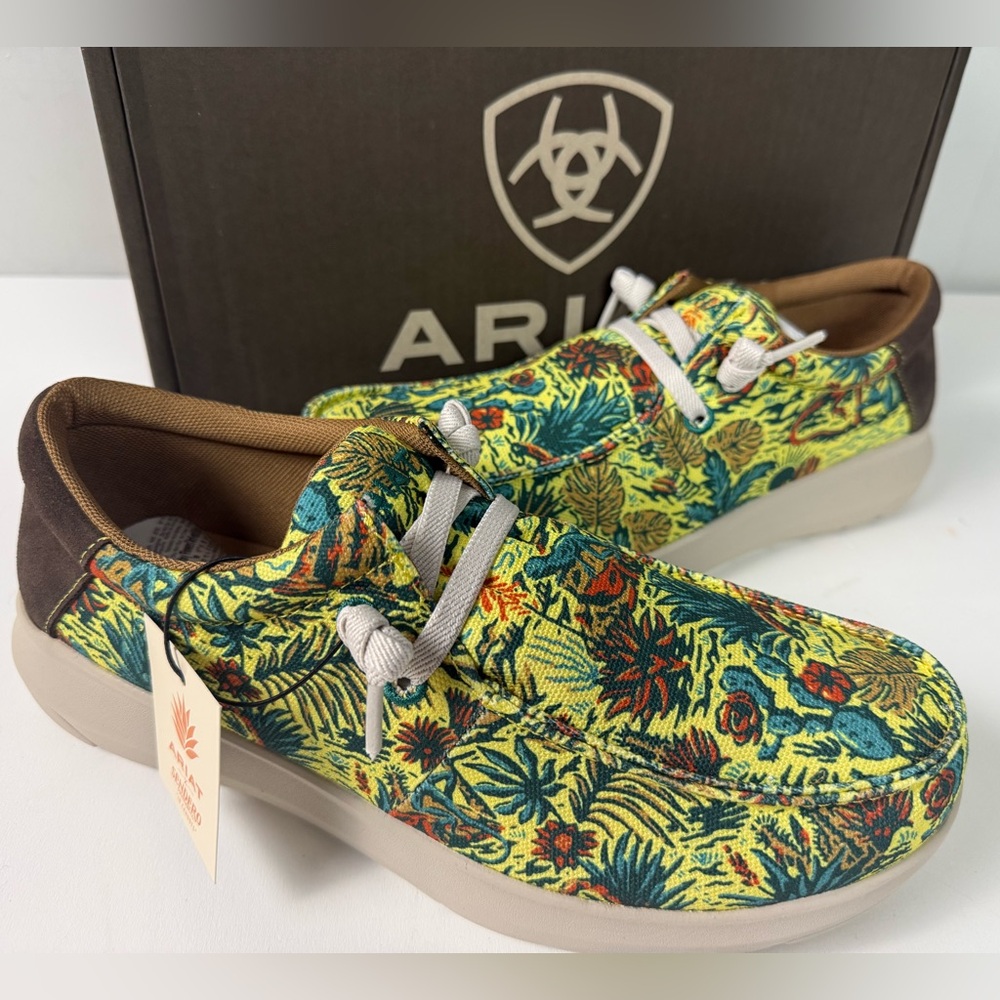 Ariat Hilo Sendero Mojave Desert Pattern Lightweight No Tie Casual Shoes NIB New